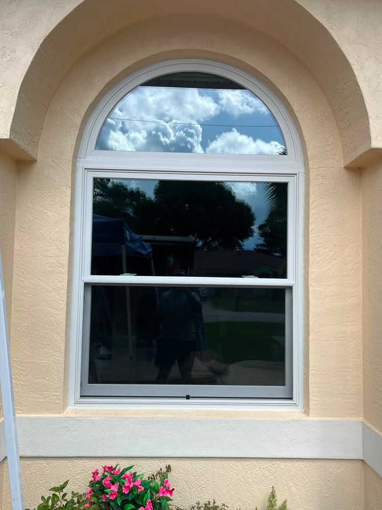 Custom arched window installation in Jacksonville, FL — Sunrise Exteriors
