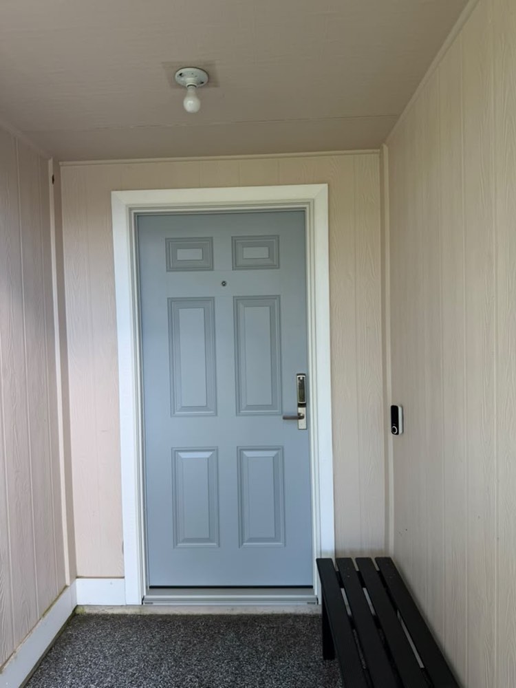 Completed entry door replacement in Jacksonville, FL — Sunrise Exteriors